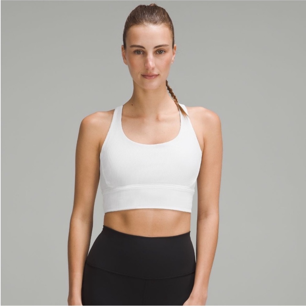 Lululemon Energy Longline Ribbed Sports Bra